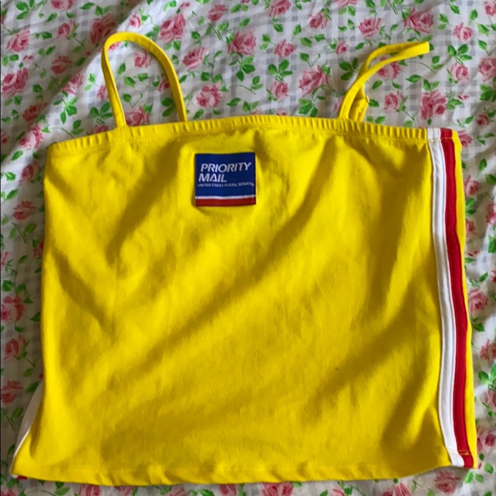 Yellow tank